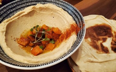 With Roasted Butternut Squash, Harissa, Oregano, served with hearth baked Pita