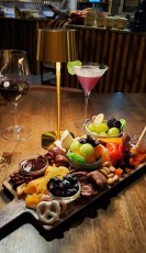 Fruit, Cheese & Sweets Board  & Drinks