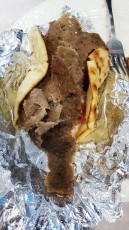 Lamb and Beef Gyro Serving