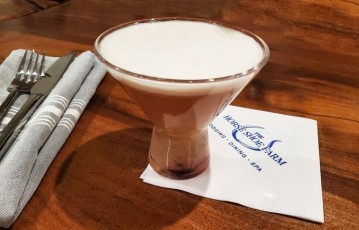 Bartender Tina created an excellent Spiced Rum cocktail