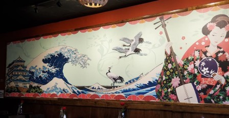 The Great Wave by Hokusai Katsushika - Love the Entire Mural!