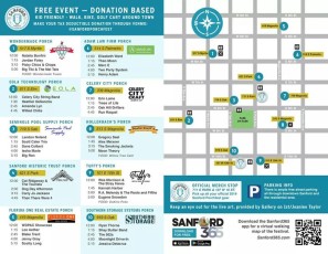 Get Porchfest Map at Visitor Center