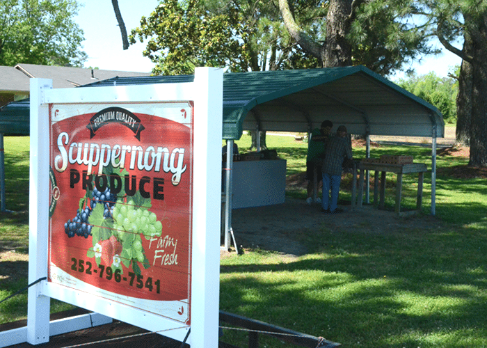 Scuppernong Produce, on the Scuppernong River