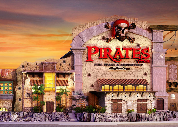 Pirates Voyage Dinner & Show features costuming