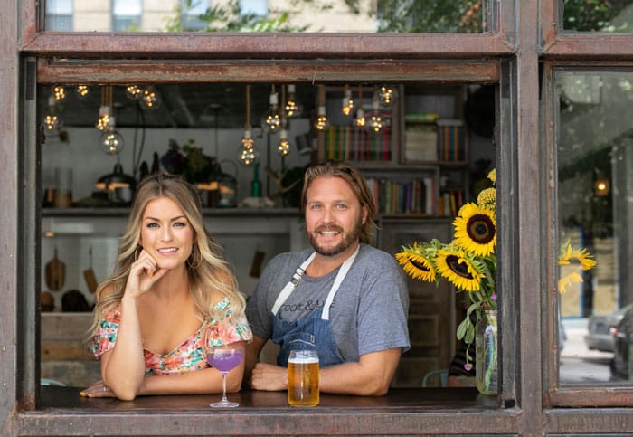 Chef Janine Booth and Chef Jeff McInnis