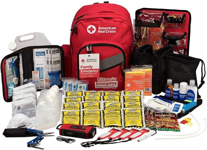 American Red Cross Emergency Pack for 4