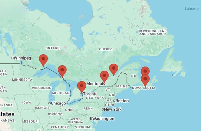 Eastern Canada Road Trip