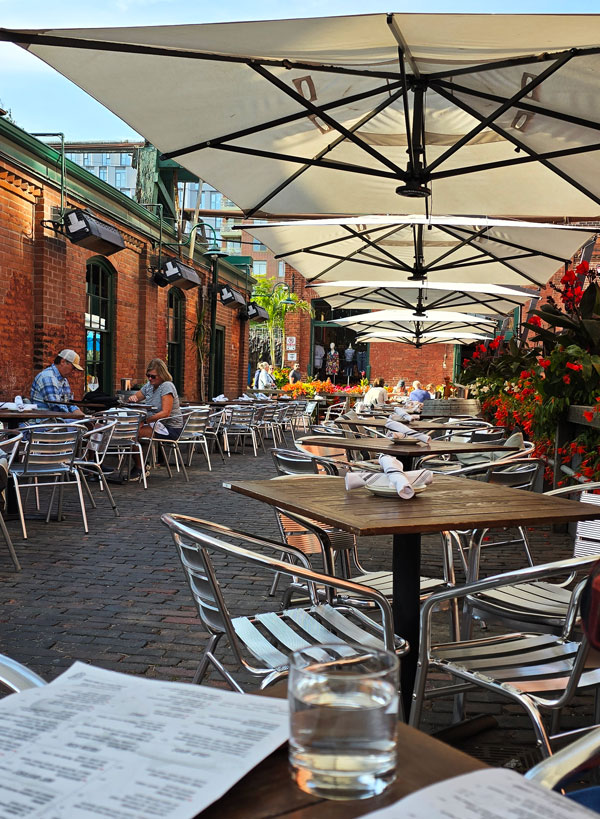 Pure Spirits Oyster House and Grill Distillery District Toronto Ontario