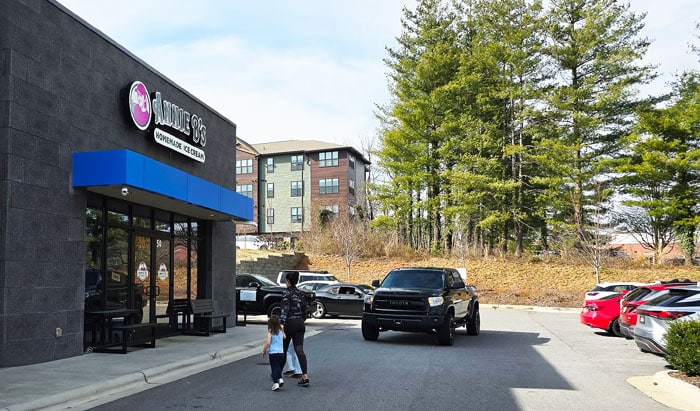 Annie B's parking lot