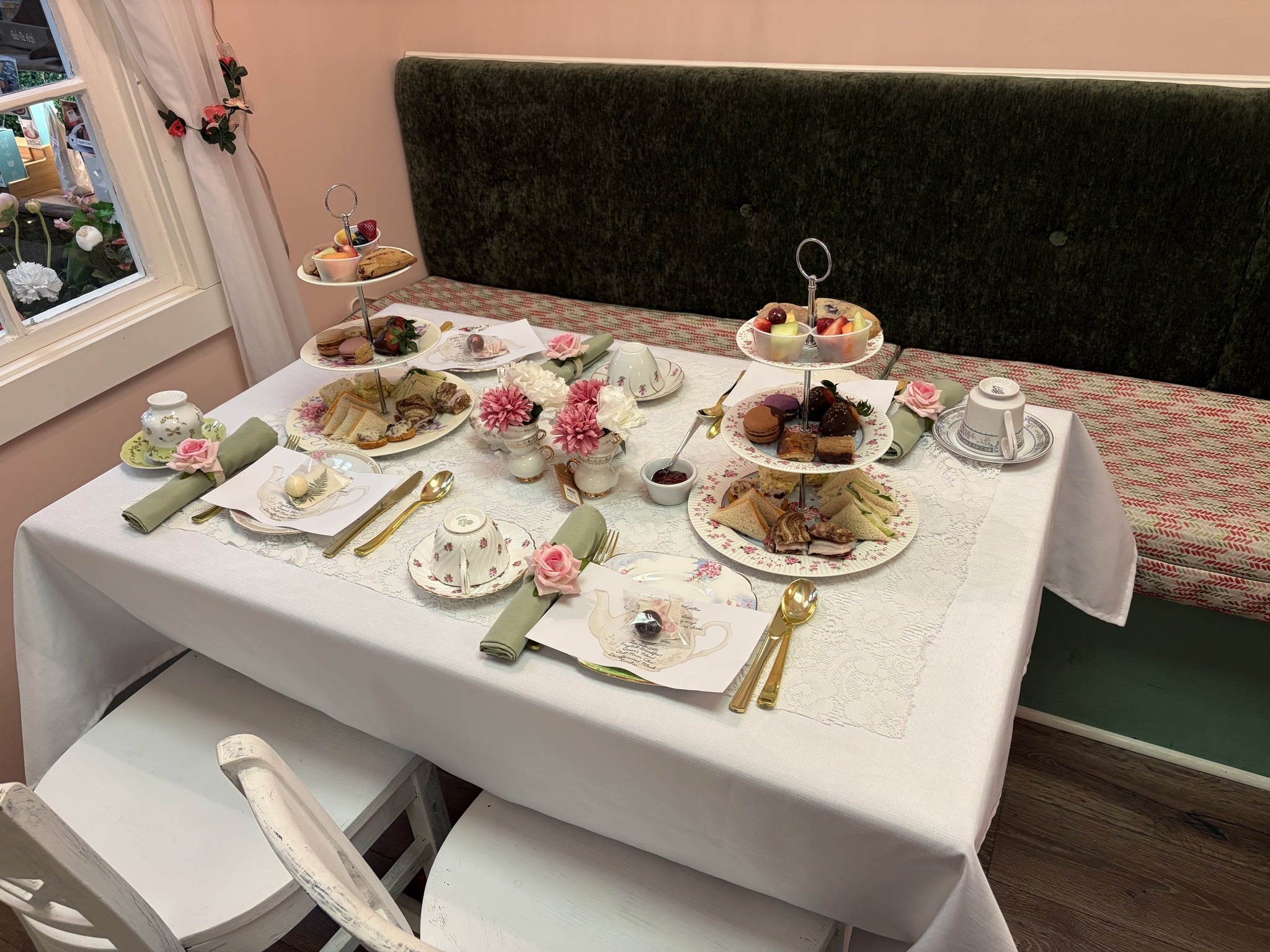 Full Tea at the Tea Cottage at the Market