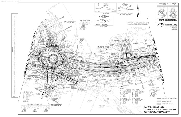 US 64 Brevard Road Widening Project Detail Map