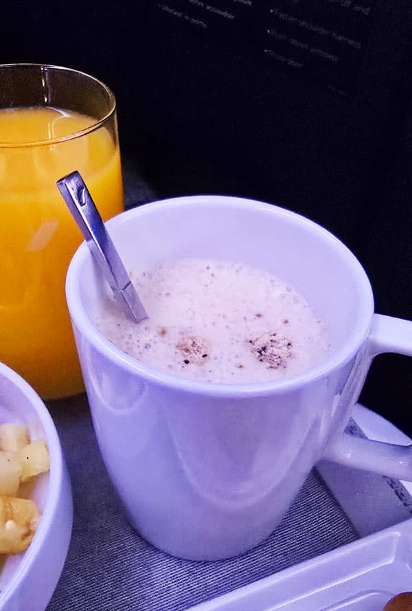 Business Class Dining
