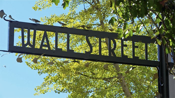 Wall Street New Signs